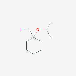 1-(Iodomethyl)-1-(propan-2-yloxy)cyclohexane