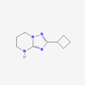 2-Cyclobutyl-4H,5H,6H,7H-[1,2,4]triazolo[1,5-a]pyrimidine