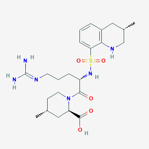 molecular formula C₂₃H₃₆N₆O₅S B130671 21S-阿加曲班 CAS No. 121785-72-6