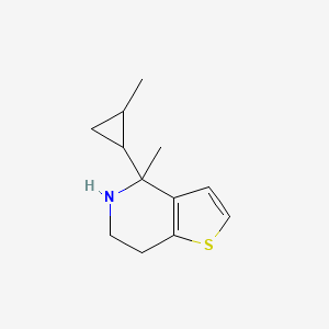 4-Methyl-4-(2-methylcyclopropyl)-4H,5H,6H,7H-thieno[3,2-c]pyridine