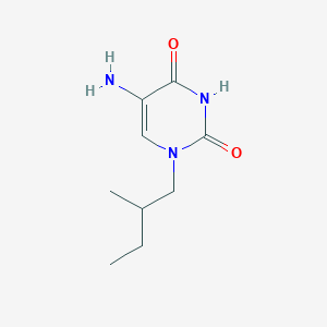 5-Amino-1-(2-methylbutyl)-1,2,3,4-tetrahydropyrimidine-2,4-dione