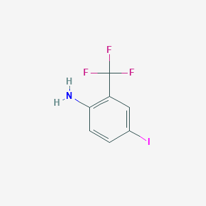 molecular formula C7H5F3IN B1306715 2-氨基-5-碘苯三氟化物 CAS No. 97760-97-9