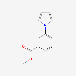 molecular formula C12H11NO2 B1306722 Methyl 3-(1H-pyrrol-1-yl)benzoate CAS No. 168618-25-5