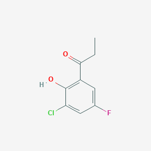 1-(3-Chloro-5-fluoro-2-hydroxyphenyl)propan-1-one