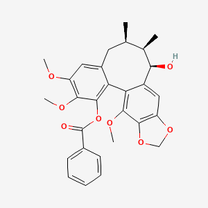 molecular formula C29H30O8 B13067429 kadsuralignan K 