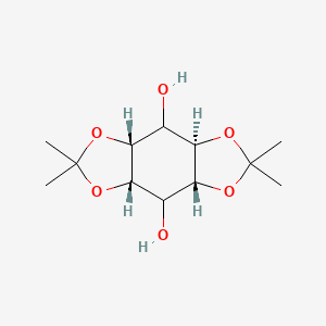 molecular formula C12H20O6 B13067459 (1R,3S,7R,9R)-5,5,11,11-tetramethyl-4,6,10,12-tetraoxatricyclo[7.3.0.03,7]dodecane-2,8-diol 