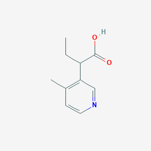 2-(4-Methylpyridin-3-yl)butanoic acid