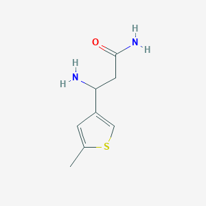 3-Amino-3-(5-methylthiophen-3-yl)propanamide