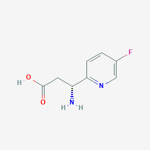 (3R)-3-Amino-3-(5-fluoropyridin-2-YL)propanoic acid