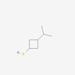 3-(Propan-2-yl)cyclobutane-1-thiol