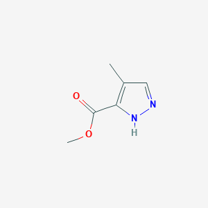 molecular formula C6H8N2O2 B1306763 Methyl 4-methyl-1H-pyrazole-3-carboxylate CAS No. 68809-58-5