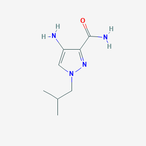 4-amino-1-(2-methylpropyl)-1H-pyrazole-3-carboxamide