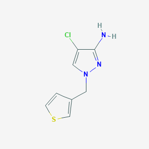 4-Chloro-1-[(thiophen-3-yl)methyl]-1H-pyrazol-3-amine