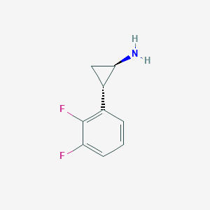 (1R,2S)-2-(2,3-Difluorophenyl)cyclopropan-1-amine