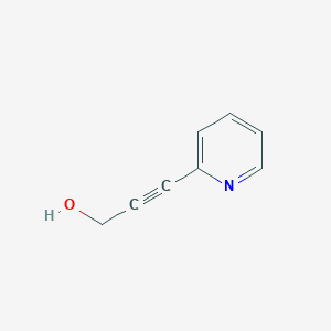 molecular formula C8H7NO B1306768 3-(Pyridin-2-yl)prop-2-yn-1-ol CAS No. 29768-03-4