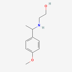 2-{[1-(4-Methoxyphenyl)ethyl]amino}ethan-1-ol