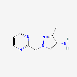 3-Methyl-1-(pyrimidin-2-ylmethyl)-1h-pyrazol-4-amine