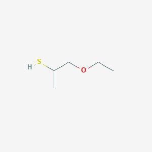 molecular formula C5H12OS B13067774 1-Ethoxypropane-2-thiol 