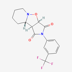 (1R,2R,6S)-4-[3-(trifluoromethyl)phenyl]-7-oxa-4,8-diazatricyclo[6.4.0.0^{2,6}]dodecane-3,5-dione