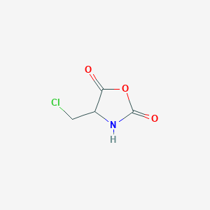 molecular formula C4H4ClNO3 B130678 4-(氯甲基)-2,5-噁唑烷二酮 CAS No. 3981-41-7
