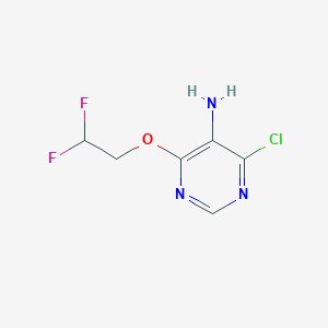 4-Chloro-6-(2,2-difluoroethoxy)pyrimidin-5-amine