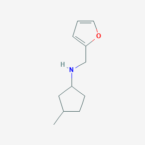 N-(furan-2-ylmethyl)-3-methylcyclopentan-1-amine