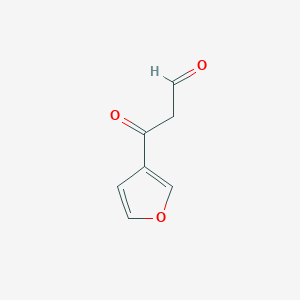 molecular formula C7H6O3 B13067899 3-(Furan-3-YL)-3-oxopropanal 