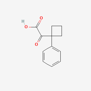 2-Oxo-2-(1-phenylcyclobutyl)acetic acid