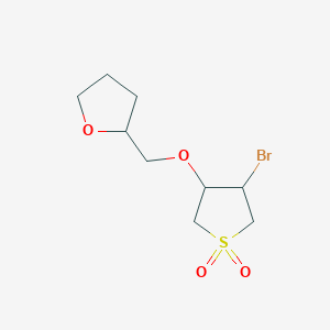 3-Bromo-4-[(oxolan-2-yl)methoxy]-1lambda6-thiolane-1,1-dione