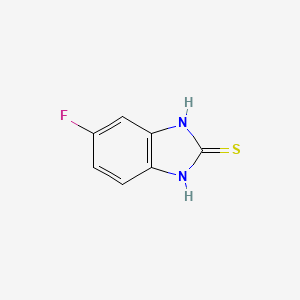 molecular formula C7H5FN2S B1306795 6-氟-1H-苯并咪唑-2-硫醇 CAS No. 583-42-6
