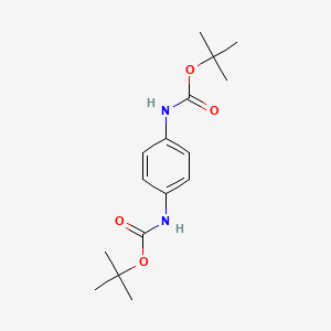 molecular formula C16H24N2O4 B13068030 Tert-butyl 1,4-phenylenedicarbamate 