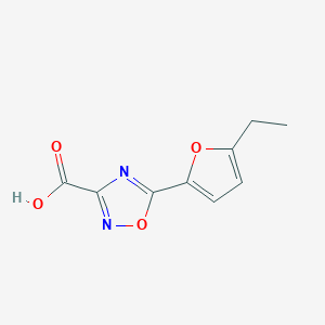 5-(5-Ethylfuran-2-yl)-1,2,4-oxadiazole-3-carboxylic acid