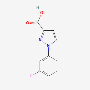 1-(3-Iodophenyl)-1H-pyrazole-3-carboxylic acid