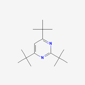 molecular formula C16H28N2 B1306805 2,4,6-三叔丁基嘧啶 CAS No. 67490-21-5