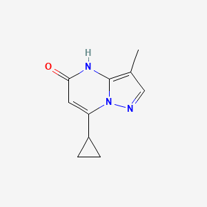 7-Cyclopropyl-3-methyl-4H,5H-pyrazolo[1,5-a]pyrimidin-5-one