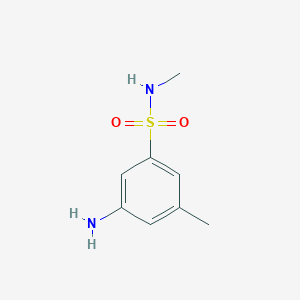 3-Amino-N,5-dimethylbenzene-1-sulfonamide