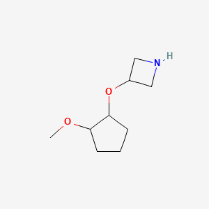 3-[(2-Methoxycyclopentyl)oxy]azetidine