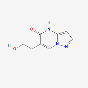 6-(2-hydroxyethyl)-7-methyl-4H,5H-pyrazolo[1,5-a]pyrimidin-5-one