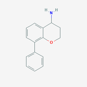 8-Phenyl-3,4-dihydro-2H-1-benzopyran-4-amine