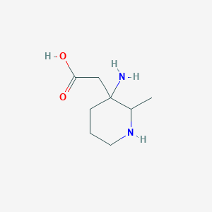 2-(3-Amino-2-methylpiperidin-3-yl)acetic acid