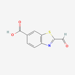 2-Formyl-1,3-benzothiazole-6-carboxylic acid