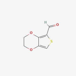 B1306817 2,3-Dihydrothieno[3,4-b][1,4]dioxine-5-carbaldehyde CAS No. 204905-77-1