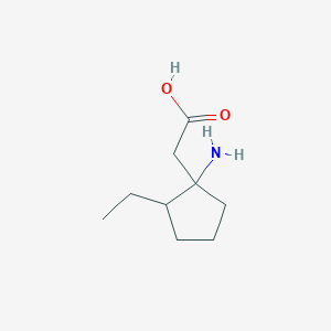 2-(1-Amino-2-ethylcyclopentyl)acetic acid