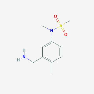 N-(3-(aminomethyl)-4-methylphenyl)-n-methylmethanesulfonamide