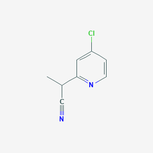 2-(4-Chloropyridin-2-yl)propanenitrile