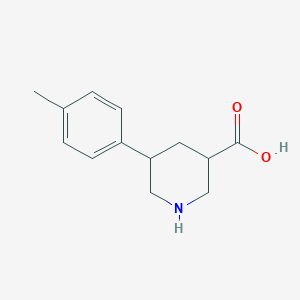 5-(4-Methylphenyl)piperidine-3-carboxylic acid