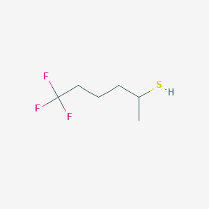 6,6,6-Trifluorohexane-2-thiol