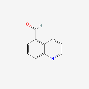 molecular formula C10H7NO B1306823 喹啉-5-甲醛 CAS No. 22934-41-4