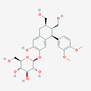 molecular formula C26H34O11 B13068232 SargentodosideB 