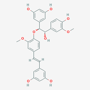 molecular formula C30H28O9 B13068243 GnemontaninB 